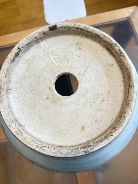 古玩陶瓷人物紋粉彩花盆拍賣,當前價格18880元
