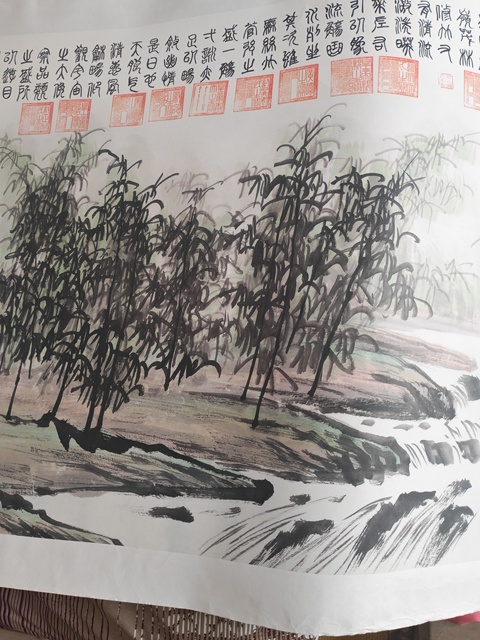 古玩字畫蘭亭集序圖真品鑒賞圖