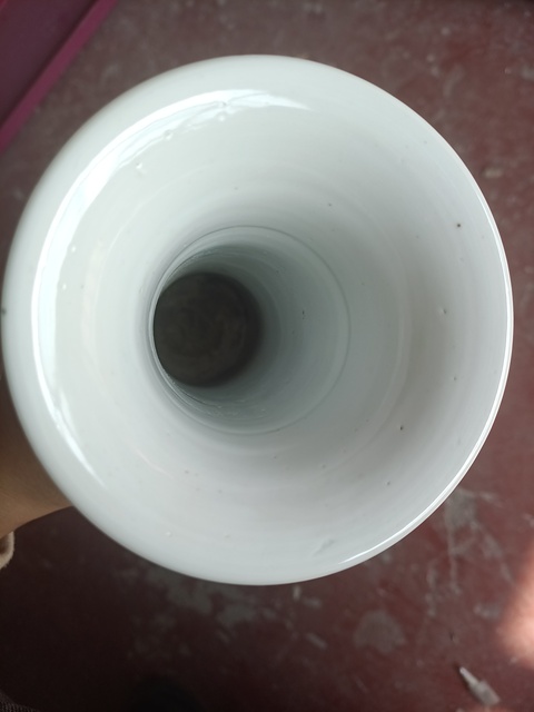 古玩陶瓷清康熙 青花獸面紋花觚真品鑒賞圖