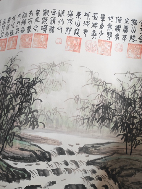 古玩字畫蘭亭集序圖真品鑒賞圖