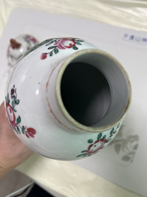 古玩陶瓷廣琺瑯人物故事紋雞腿瓶真品鑒賞圖
