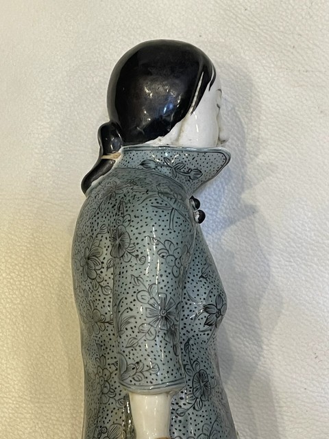 古玩陶瓷人物塑像真品鑒賞圖