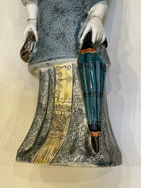 古玩陶瓷人物塑像真品鑒賞圖