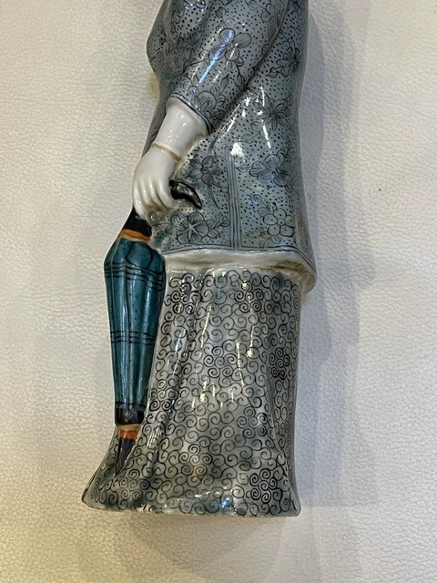 古玩陶瓷人物塑像真品鑒賞圖
