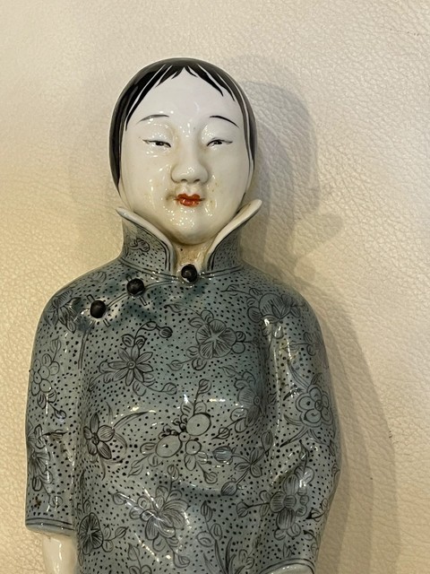 古玩陶瓷人物塑像真品鑒賞圖