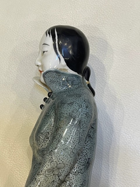 古玩陶瓷人物塑像真品鑒賞圖