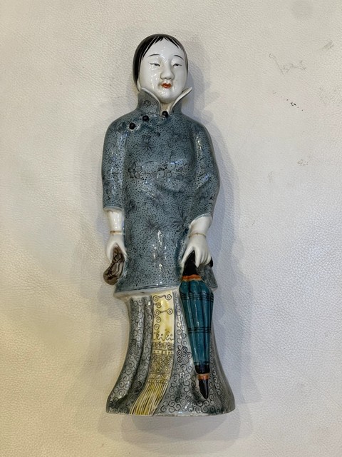 古玩陶瓷人物塑像真品鑒賞圖