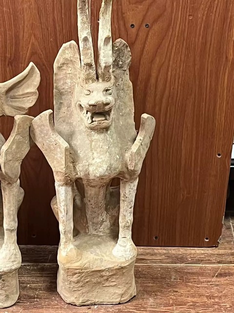 古玩陶瓷陶鎮(zhèn)墓獸真品鑒賞圖