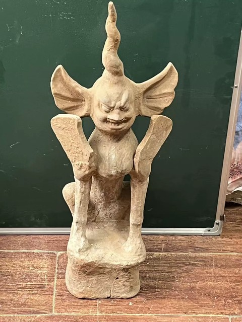 古玩陶瓷陶鎮(zhèn)墓獸真品鑒賞圖