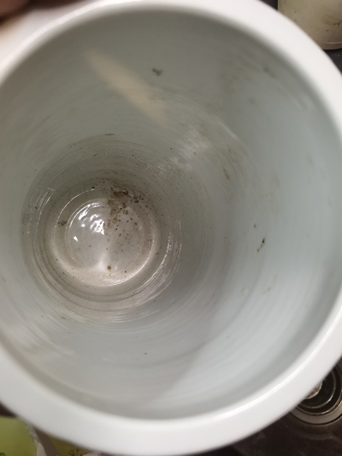 古玩陶瓷花鳥紋淺絳彩帽筒真品鑒賞圖