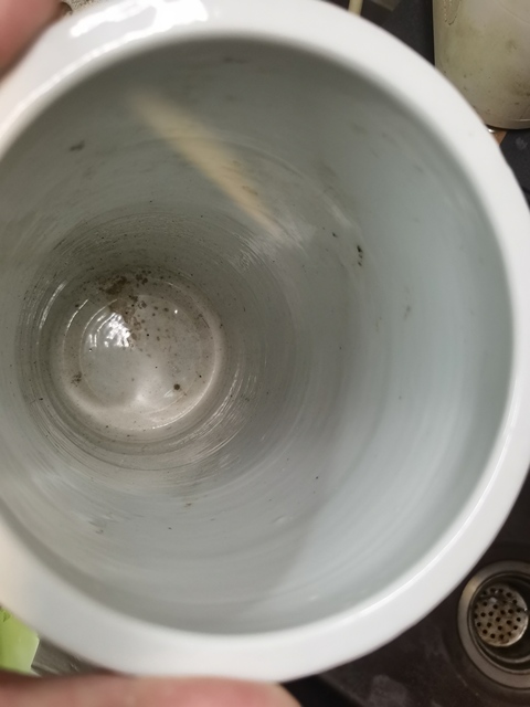 古玩陶瓷花鳥紋淺絳彩帽筒真品鑒賞圖