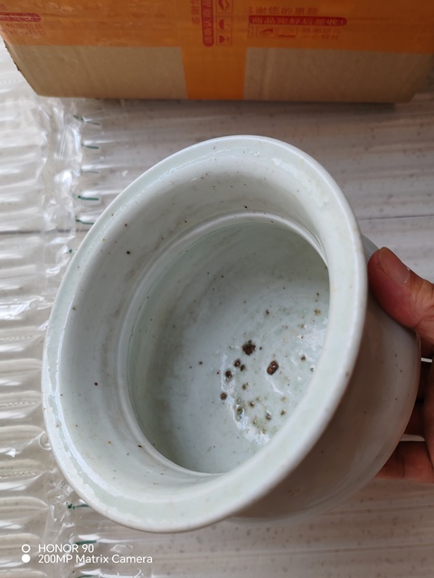 古玩陶瓷影青渣斗真品鑒賞圖