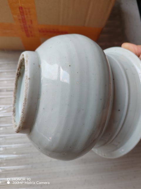 古玩陶瓷影青渣斗真品鑒賞圖
