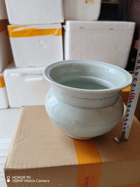 古玩陶瓷影青渣斗真品鑒賞圖