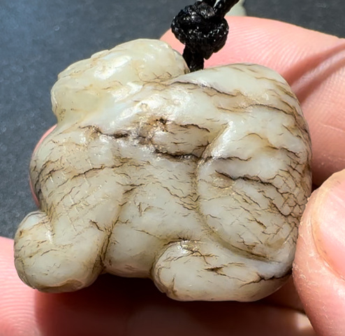 古玩玉器玉虎真品鑒賞圖