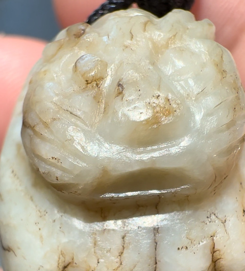 古玩玉器玉虎真品鑒賞圖