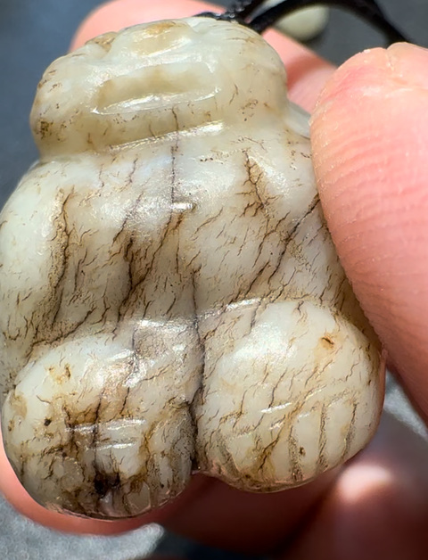 古玩玉器玉虎真品鑒賞圖