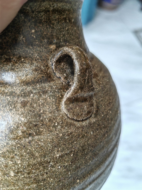 古玩陶瓷宋代青釉雙系罐真品鑒賞圖
