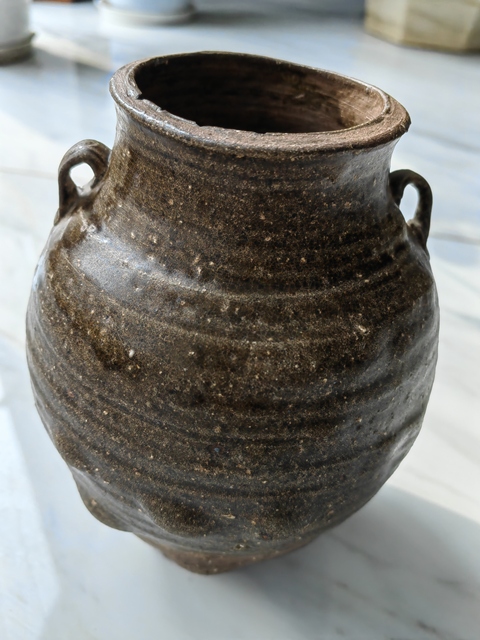 古玩陶瓷宋代青釉雙系罐真品鑒賞圖