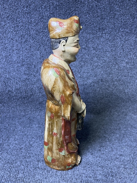 古玩陶瓷濟(jì)公塑像真品鑒賞圖
