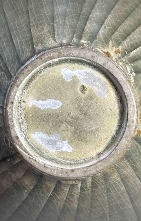 古玩陶瓷耀州窯青釉刻花大碗真品鑒賞圖