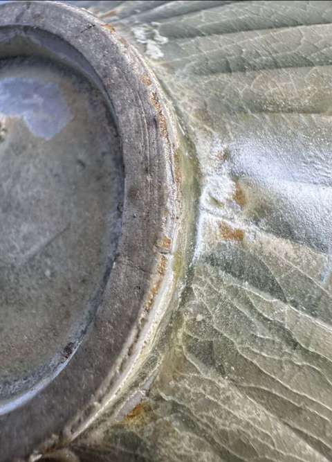 古玩陶瓷耀州窯青釉刻花大碗真品鑒賞圖