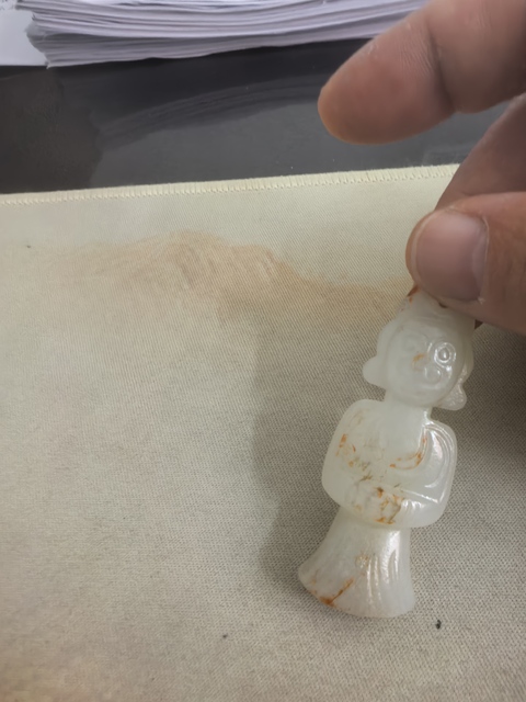 古玩玉器提油仿古“玉人”真品鑒賞圖