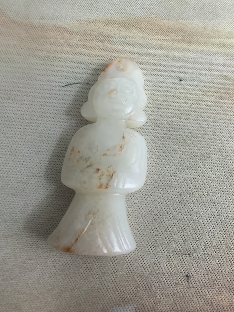 古玩玉器提油仿古“玉人”真品鑒賞圖