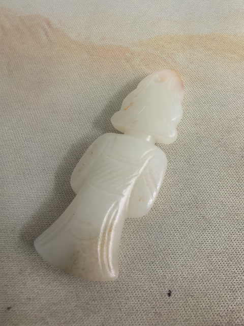 古玩玉器提油仿古“玉人”真品鑒賞圖