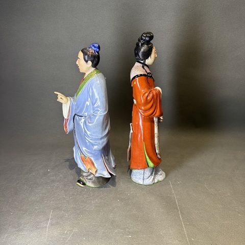 古玩陶瓷人物塑像真品鑒賞圖