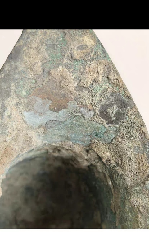 古玩銅器饕餮紋青銅爵真品鑒賞圖