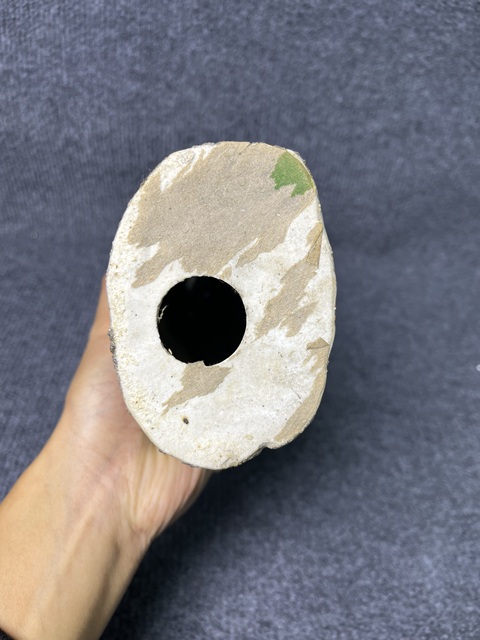 古玩陶瓷粉彩祿星塑像真品鑒賞圖