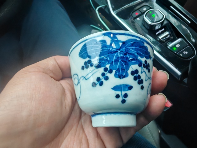 古玩陶瓷青花杯真品鑒賞圖
