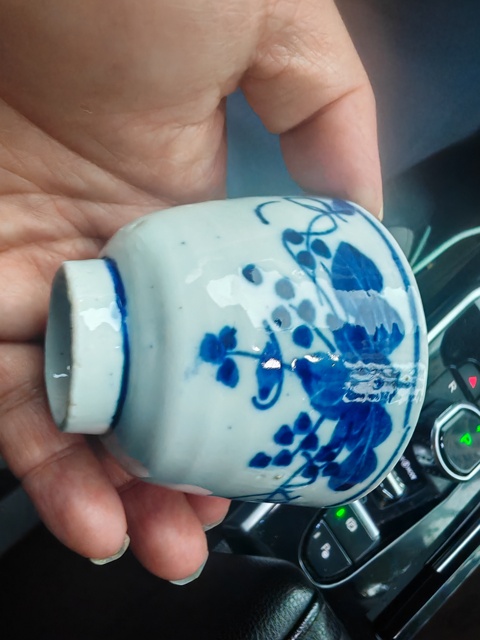 古玩陶瓷青花杯真品鑒賞圖