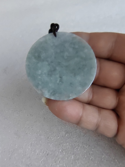 古玩玉器天然翡翠“觀音牌”真品鑒賞圖