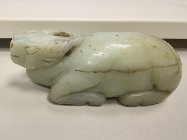 古玩玉器玉牛真品鑒賞圖