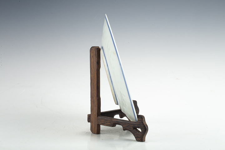 古玩陶瓷民國·青花云龍紋玲瓏瓷盤真品鑒賞圖