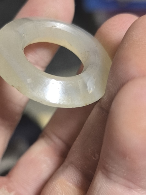 古玩玉器瑪瑙環真品鑒賞圖