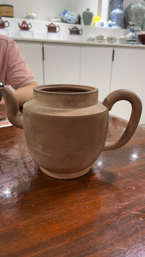 清朝時代　　辰砂花瓶　壺　鑑定印 古玩 専用中国明末清朝時代 辰砂花瓶 木箱付 高さ33.5㎝ 東