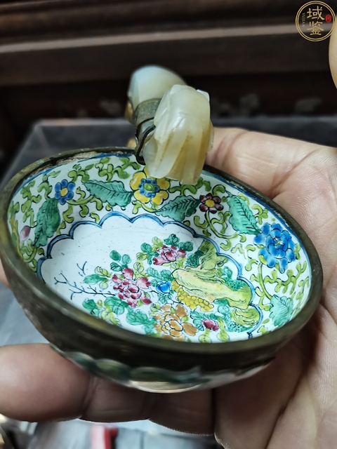 古玩陶瓷民國琺瑯彩器真品鑒賞圖