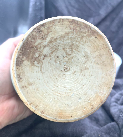 古玩陶瓷后加彩罐真品鑒賞圖