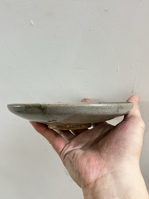 古玩陶瓷鈞窯月白釉盤真品鑒賞圖
