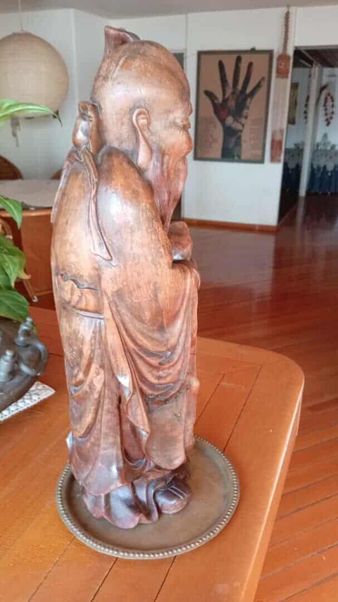 古玩雜項木雕造像真品鑒賞圖