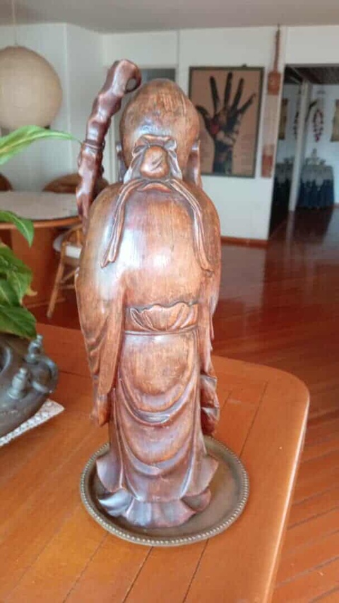 古玩雜項木雕造像真品鑒賞圖