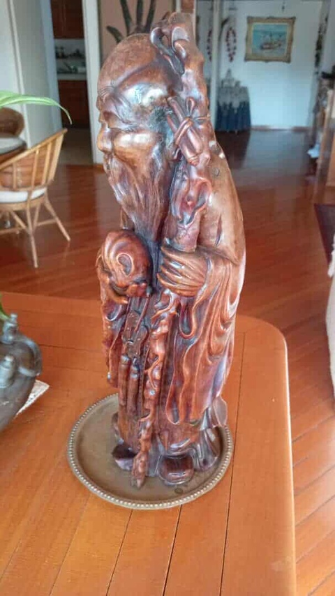 古玩雜項木雕造像真品鑒賞圖