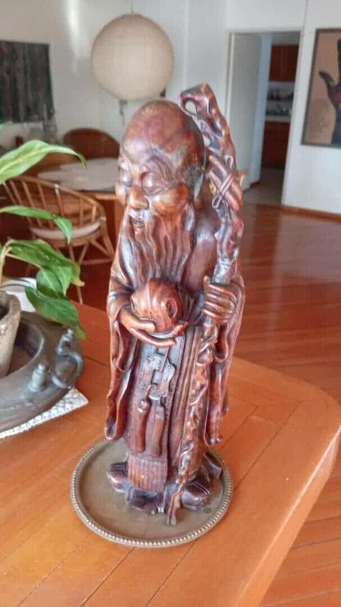 古玩雜項木雕造像真品鑒賞圖