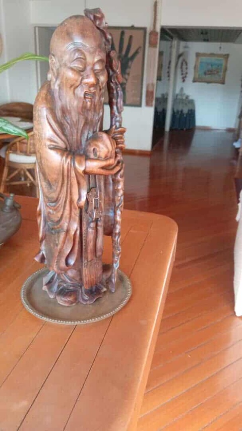 古玩雜項木雕造像真品鑒賞圖