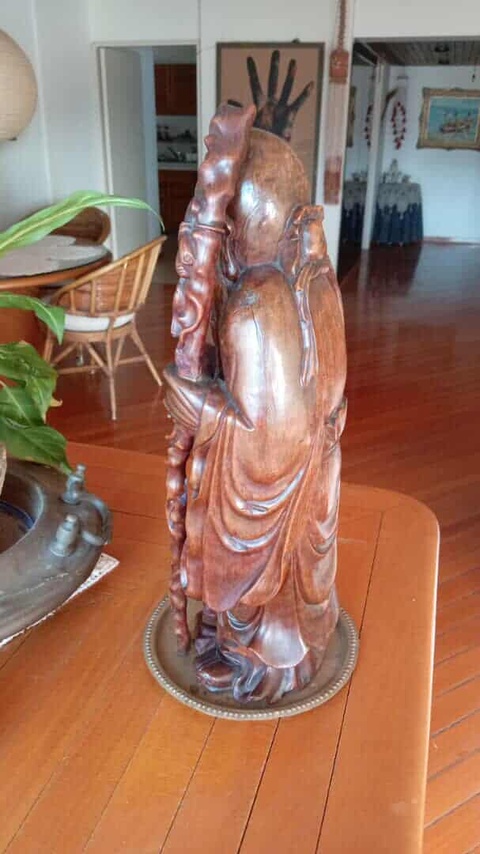 古玩雜項木雕造像真品鑒賞圖