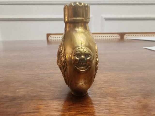 古玩雜項光緒款銅鼻煙壺真品鑒賞圖