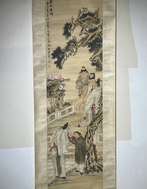 古玩字畫春風集瑞真品鑒賞圖